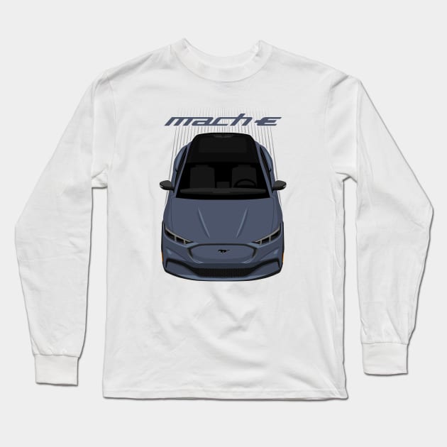 Ford Mustang Mach E SUV - infinite Blue Long Sleeve T-Shirt by V8social